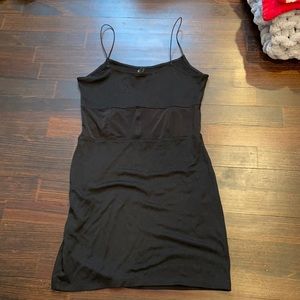 Black mini dress